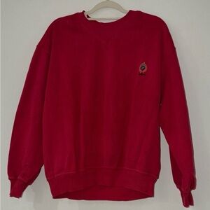 Classic Red Crewneck Sweater